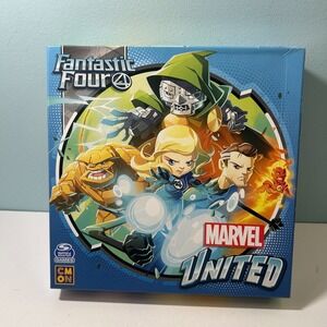 Marvel United Fantastic Four Expansion Box CMON Open Box Complete